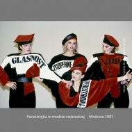 Perestroika and glasnost  at soviet fashion Moscow 1987